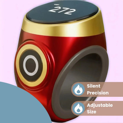 Digital Tasbih Counter Ring - Silent Touchscreen Counter, Adjustable Sizes, Waterproof, Portable Tool for Worship and Meditation