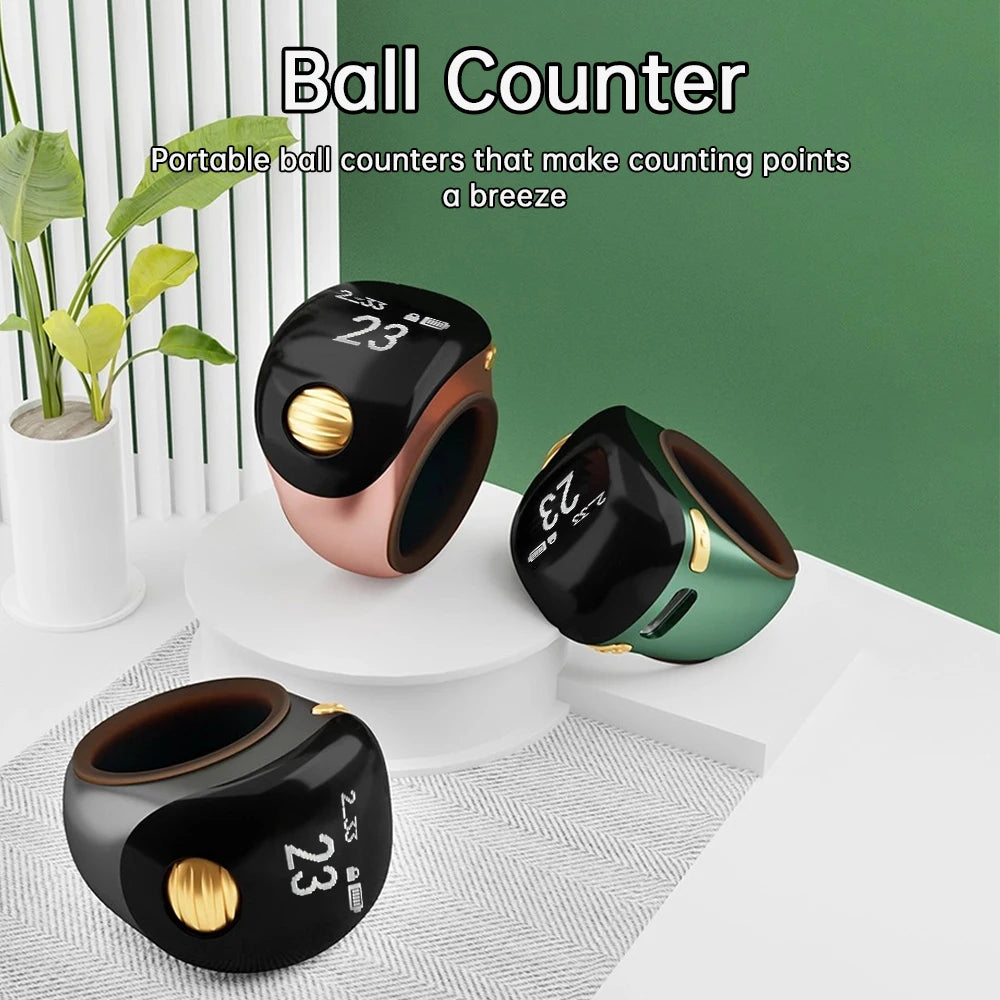 Smart Tasbih Tally Counter OLED Digital Electronic Counter Multi-Function Prayer Time Vibration Reminder Tasbeeh Ring Counters