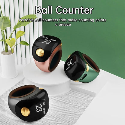 Smart Tasbih Tally Counter OLED Digital Electronic Counter Multi-Function Prayer Time Vibration Reminder Tasbeeh Ring Counters