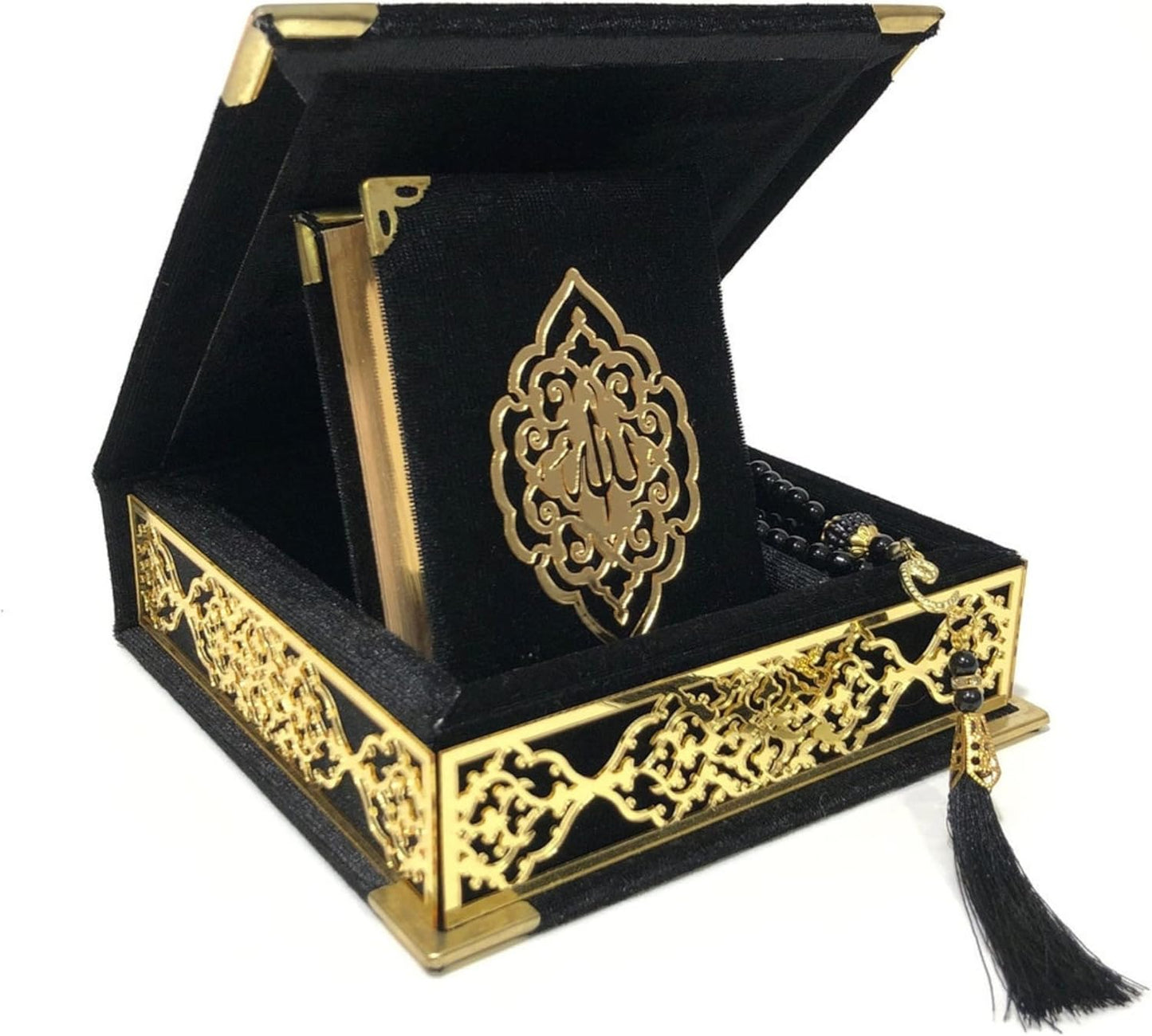 Quran Gift Box With Pearl Tasbih