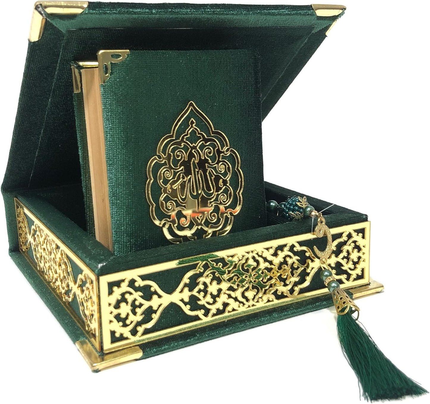 Quran Gift Box With Pearl Tasbih