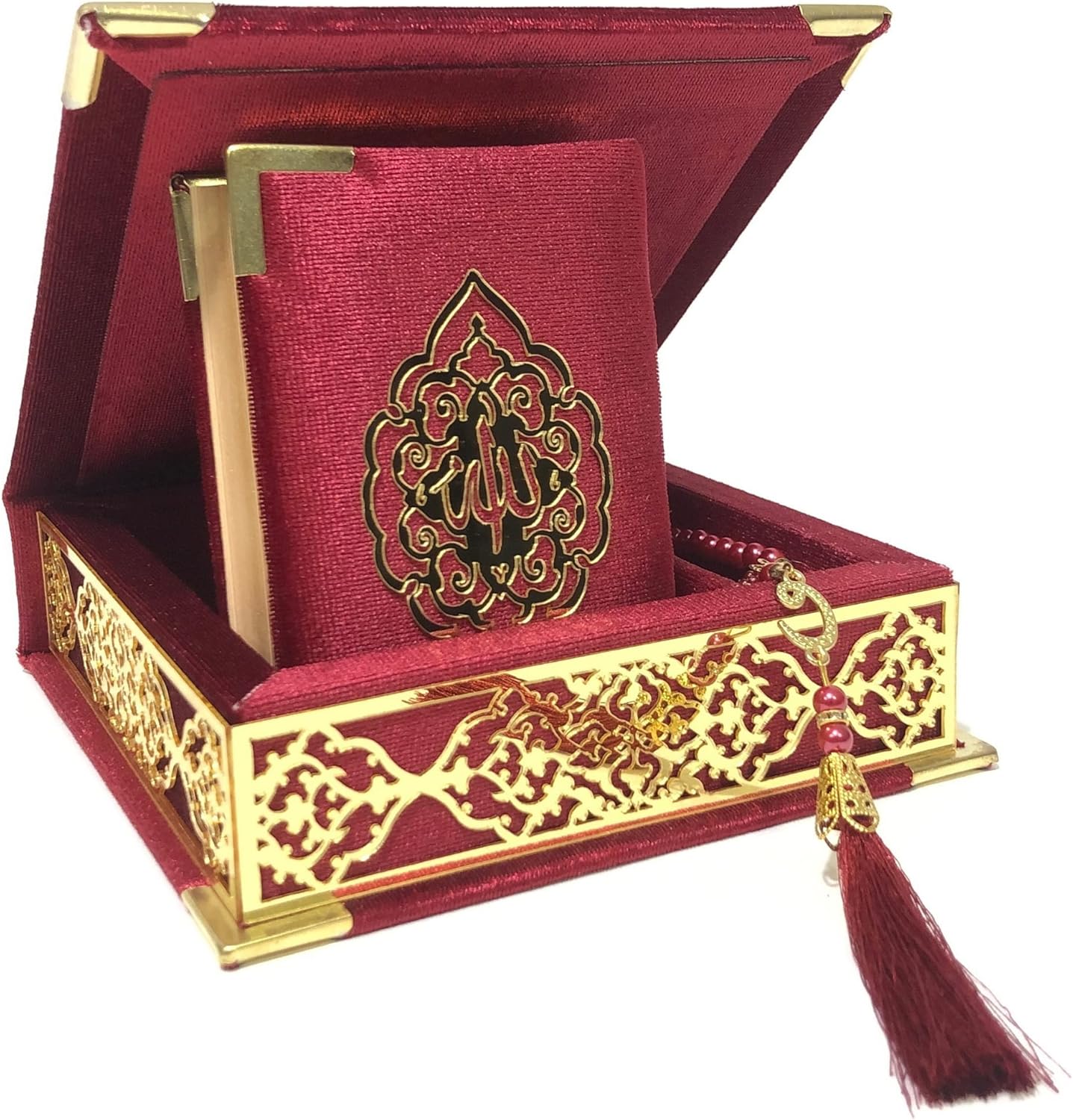 Quran Gift Box With Pearl Tasbih
