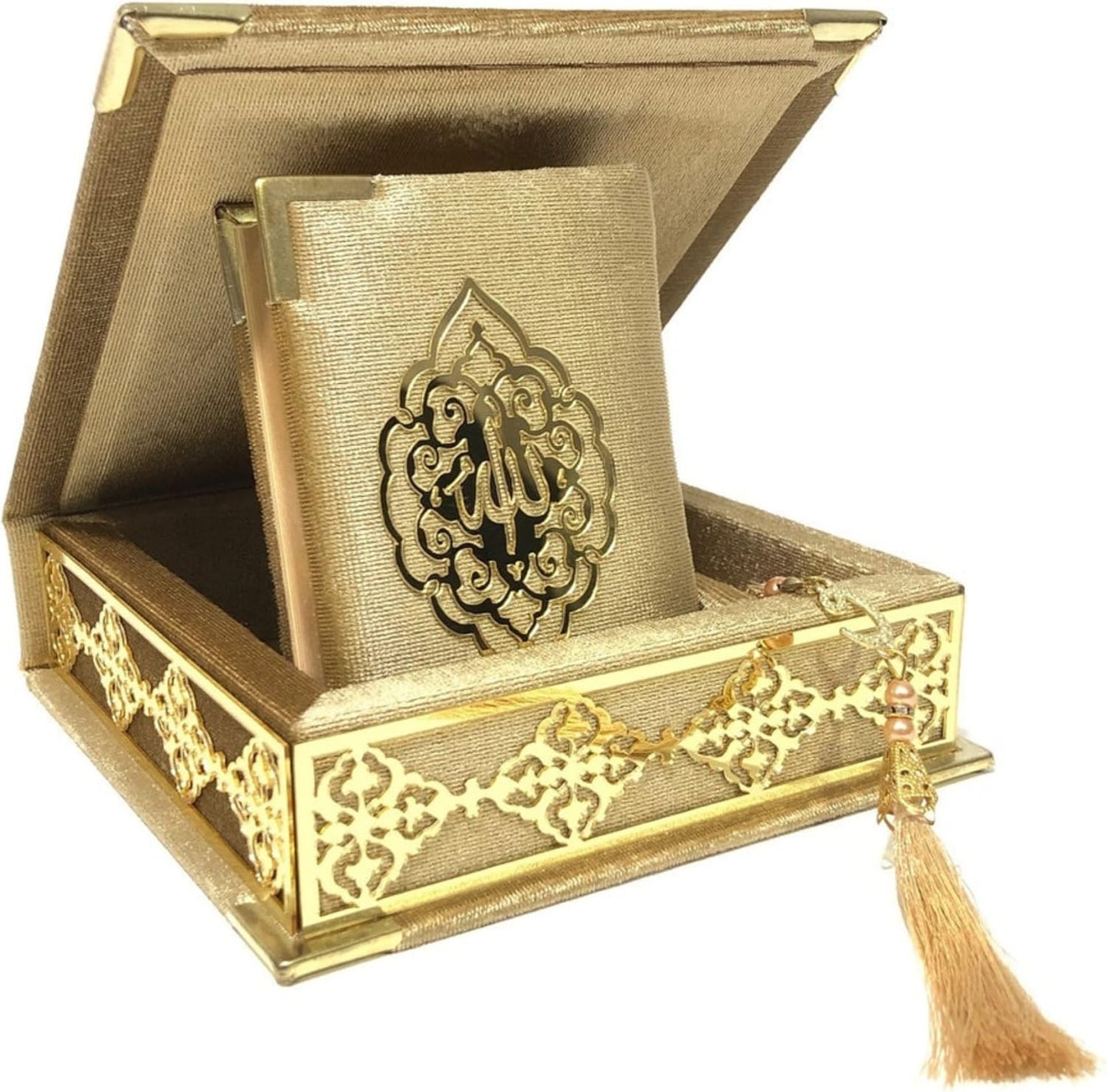 Quran Gift Box With Pearl Tasbih