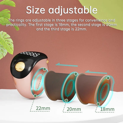 Smart Tasbih Tally Counter OLED Digital Electronic Counter Multi-Function Prayer Time Vibration Reminder Tasbeeh Ring Counters