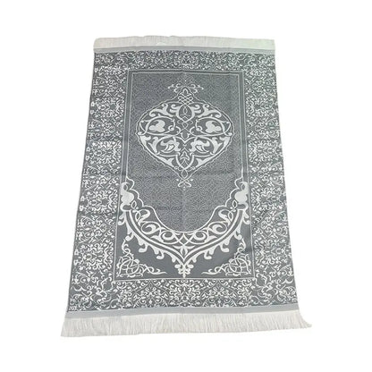 Muslim Prayer Mat Set with Prayer Beads